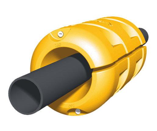 Hosefloats, an industry standard for the floatation of hoses, conduit and cables for dredging, mining and marine applications.

An easy to install solution that allows pipes to bend and flex, while maintaining low resistance to waves, wind and current.